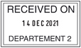 Trodat Professional 5430 Date Stamp Sample Imprint
