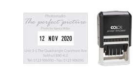 Colop 2360 Heavy Duty Self-Inking Date Stamp 