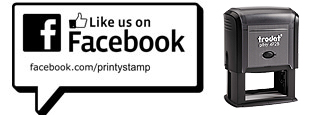 Trodat Printy 4928 Facebook Like with Link Self-Inking Stamp